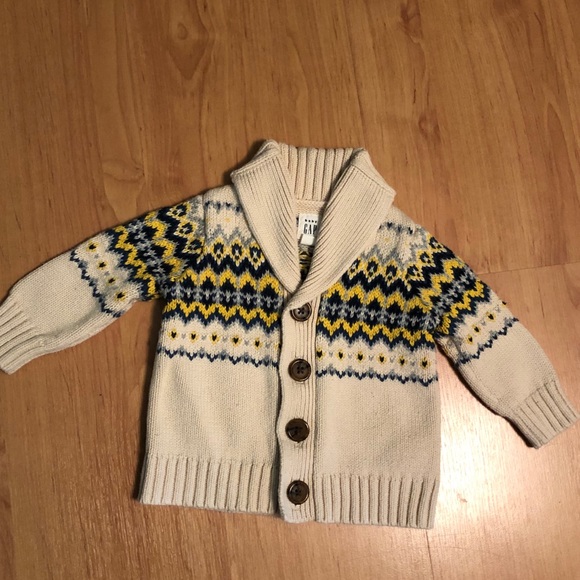gap baby boy cardigan